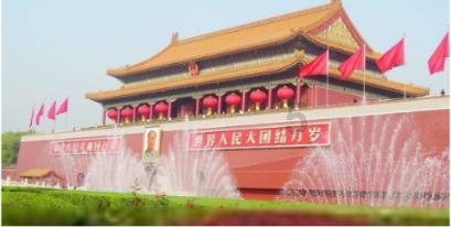 拥堵的停车场
